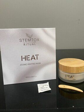 STEMTOX SKIN SYSTEM RITUAL HEAT ATOMIC HEATING MASK-3.38 fl oz/100 ml-NEW-SEALED